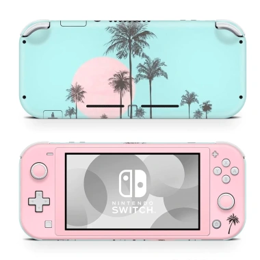 Skin decal dán Nintendo Switch Lite mẫu cây dừa xanh hồng - Đã cắt sẵn, dễ dán, chỉ 120.000₫ 3