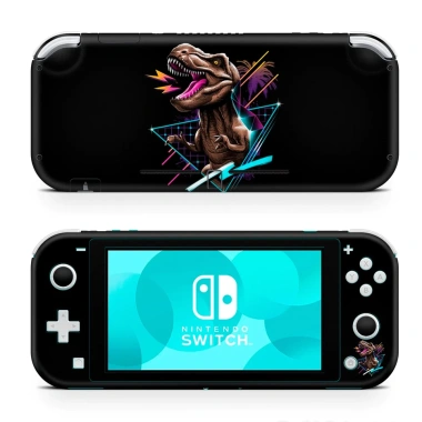 Skin decal dán Nintendo Switch Lite mẫu khủng long – Cắt sẵn, dễ dán, giá ưu đãi 120k