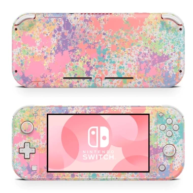 Skin decal dán Nintendo Switch Lite mẫu màu nước Cắt sẵn, dễ dán, giảm giá 120k