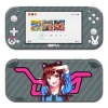 Skin decal dán Nintendo Switch Lite mẫu mèo dễ thương, nền xám đen, đã cắt sẵn - 120.000đ