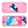Skin decal dán Nintendo Switch Lite mẫu ngựa 1 sừng unicorn hồng - đã cắt sẵn, dễ dán, giảm giá 120k