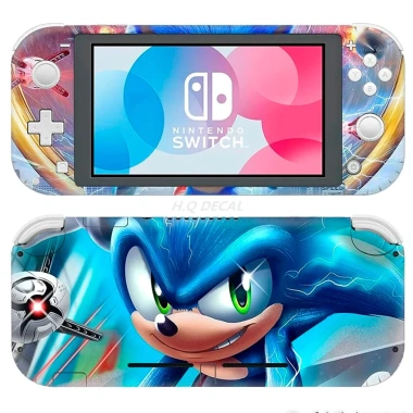 Skin decal dán Nintendo Switch Lite mẫu Sonic đã cắt sẵn, dễ dán, chỉ 120.000đ