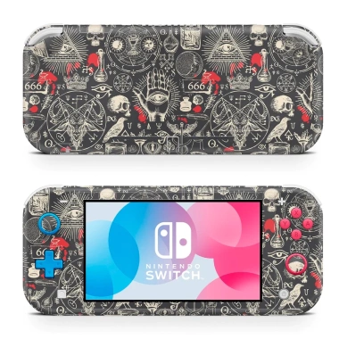 Skin decal dán Nintendo Switch Lite mẫu Stickerbomb - Cắt sẵn, dễ dán, giảm giá 22%