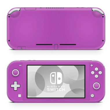 Skin decal dán Nintendo Switch Lite màu tím violet - Cắt sẵn, dễ dán, giảm 20% 120k