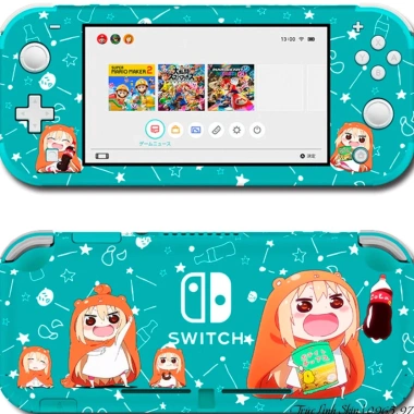 Skin decal dán Nintendo Switch Lite mẫu Umaru màu cyan - Cắt sẵn, dán nhanh, giảm giá chỉ 120k 3