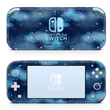 Skin decal dán Nintendo Switch Lite mây trời và sao cắt sẵn, dễ dán, còn 120k 3