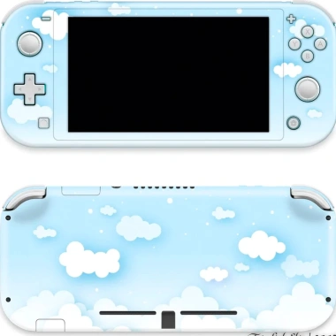 Skin decal dán Nintendo Switch Lite Pastel xanh - Cắt sẵn, dễ dán, chỉ 120k