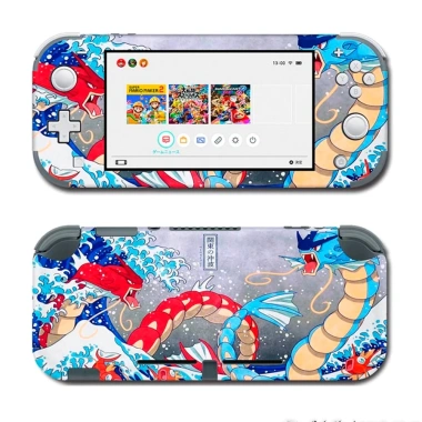 Skin decal dán Nintendo Switch Lite Pokemon Gyarados - Cắt sẵn, dán nhanh, giá 120k