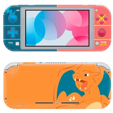 Skin decal dán Nintendo Switch Lite Pokemon Lizardon Mega cắt sẵn dễ dán giảm 120k