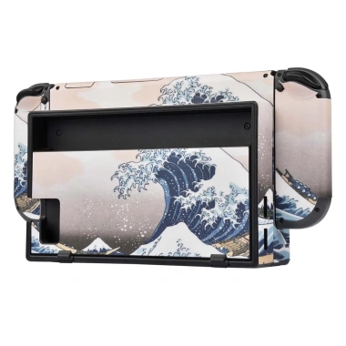 Skin decal dán Nintendo Switch V1 V2 OLED Sóng thần Great Wave Dễ dán, 50.000₫ 5