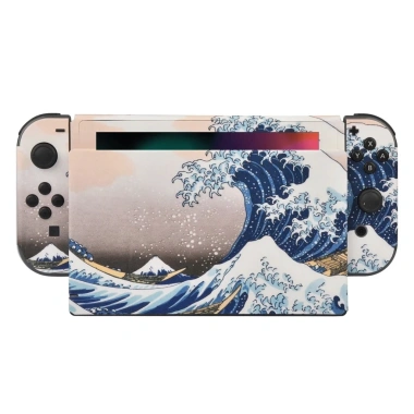 Skin decal dán Nintendo Switch V1 V2 OLED Sóng thần Great Wave Dễ dán, 50.000₫ 6