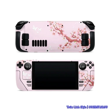 Skin decal dán Steam Deck mẫu Sakura dễ dán, cắt sẵn chuẩn máy, giá ưu đãi 150.000₫