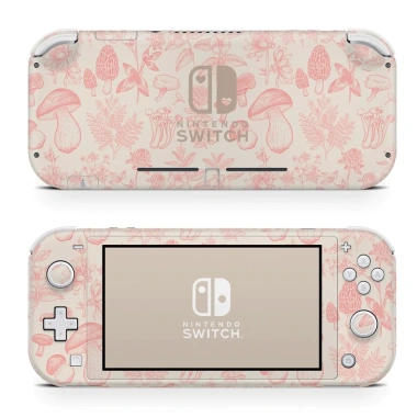 Skin decal Nintendo Switch Lite mẫu nấm hồng: đã cắt sẵn, dễ dán, độ bám cao, giá 120k 3