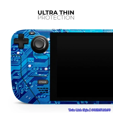 Skin decal Steam Deck Mạch điện Blue Electric - Dễ dán, Cắt sẵn, Giá 150.000₫ 4 Skin decal Steam Deck Mạch điện Blue Electric - Dễ dán, Cắt sẵn, Giá 150.000₫ 4