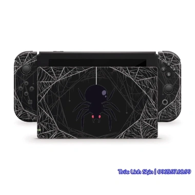 Skin decal Switch V1 V2 OLED Spooky Spider - Dễ dán, cắt sẵn chuẩn, chỉ 50k 3