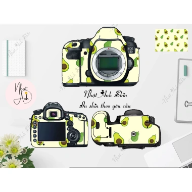 Skin Máy Ảnh CUTE - Miếng Dán Cắt Sẵn Đủ Dòng Máy, In Theo Yêu Cầu, Giá Chỉ 89.000₫