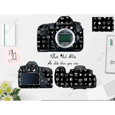 Skin Máy Ảnh CUTE - Miếng Dán Cắt Sẵn Đủ Dòng Máy, In Theo Yêu Cầu, Giá Chỉ 89.000₫