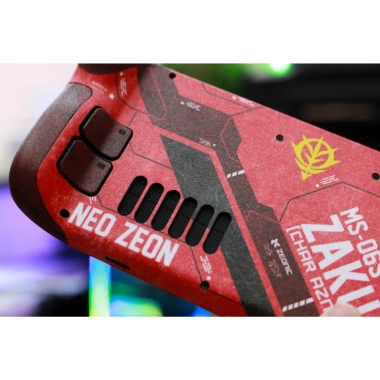 Skin Steam Deck Gundam Zaku II NEO Zeon MS-06S Đỏ - Film 3M Custom, giá 180k 3