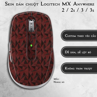 Skin vân nổi dán chuột Logitech MX Anywhere 2/2s/3/3s – Film 3M chống trơn trượt, giá 90.000₫
