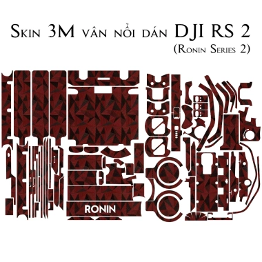 Skin vân nổi DJI RS 2 Ronin Series 2 - Miếng dán Film 3M tùy chỉnh giảm giá 350k