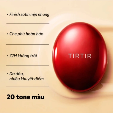 Skinpop Phấn Nước TIRTIR Kiềm Dầu Red Cushion 18g - Che Phủ Toàn Diện, Giá Giảm 494.420₫ 4