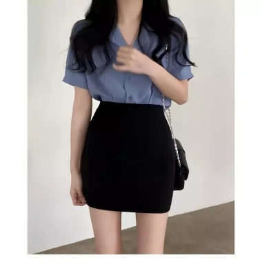 SKIRTA Chân Váy Bút Chì Ôm Body Có Túi Dáng Ngắn 40cm Công Sở Nữ Giá 168k 9