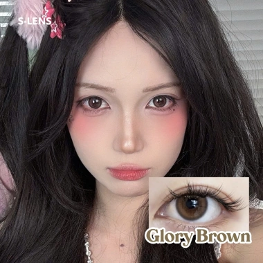 SLENS Lens 1 NGÀY GLORY brown gray green hazel Kính áp tròng Seoullens 28.000 2