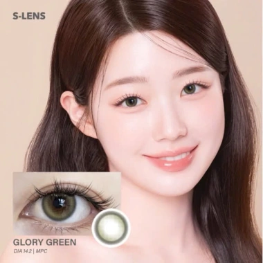 SLENS Lens 1 NGÀY GLORY brown gray green hazel Kính áp tròng Seoullens 28.000 10