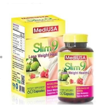Slim9 Giảm Cân Healthy Viên Uống Đốt Mỡ Nhanh – Hỗ Trợ Giảm Cân, Tăng Trao Đổi Chất, Giá 510.000 VNĐ