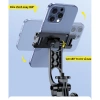 SM33 Chân máy Bluetooth + clip, tay cầm selfie không dây, chống rung Vlog - 259k 4