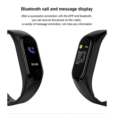 Smart Band 6 Đồng Hồ Thông Minh Giá 350k, Theo Dõi Sức Khỏe, Chống Nước IP67