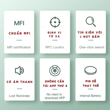 Smart Tag GPS Mini Chống Trộm iOS Thiết Bị Định Vị Nhỏ Gọn, Giá 107.122₫ 3