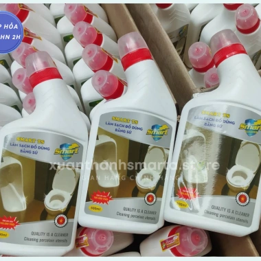 Smart TS dung dịch tẩy rửa sứ 500ml - Tẩy ố vàng, làm sạch bồn cầu, bồn sứ trắng sáng, giá ưu đãi 139.686₫