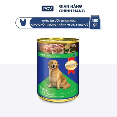 SmartHeart Pate cho chó 400gr 9 vị mới, Tặng Nón + Yếm, Giá ưu đãi 42.300đ 4 SmartHeart Pate cho chó 400gr 9 vị mới, Tặng Nón + Yếm, Giá ưu đãi 42.300đ 4