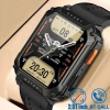 Smartwatch 2.01 inch Ngoài Trời Quân Sự BT Gọi, Theo Dõi Tim, Android iOS