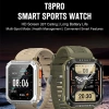 Smartwatch 2.01 inch Ngoài Trời Quân Sự BT Gọi, Theo Dõi Tim, Android iOS 7