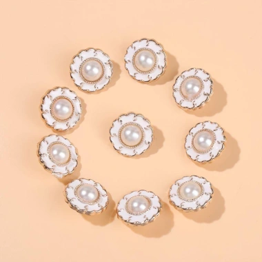 SMILE 10 Nút Ngọc Trai Handmade Nhựa Cao Cấp Phụ Kiện May Vá Giá Ưu Đãi 45,100₫ 8