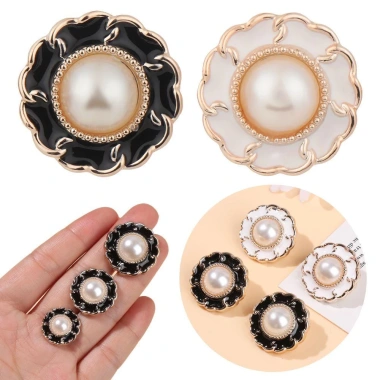 SMILE 10 Nút Ngọc Trai Handmade Nhựa Cao Cấp Phụ Kiện May Vá Giá Ưu Đãi 45,100₫ 9