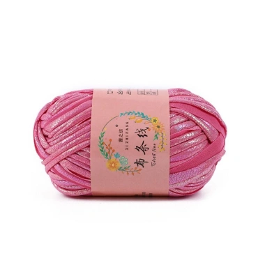 SMILE 100g Sợi Bóng Ma Thuật Sợi Móc Sáng Bóng Tay Đan Túi Chăn Giá 79.200 VND