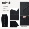 SMOSS OFFICIAL Chân Váy Bút Chì Dài 70cm Cạp Cao Xẻ Sau Thun Cotton Dày Co Dãn 270k 7