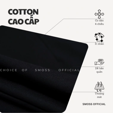 SMOSS OFFICIAL Chân Váy Bút Chì Dài 70cm Cạp Cao Xẻ Sau Thun Cotton Dày Co Dãn 270k 9