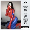 SMS100 Bodysuit Cosplay Người Nhện Sexy Màu Xanh Đỏ Giá Ưu Đãi 122.000 VND