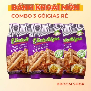 Snack Bánh Khoai Môn Trứng Cua Muối Giòn Béo Thơm Ăn Là Ghiền Giá 58.000₫ Giảm từ 69.600₫