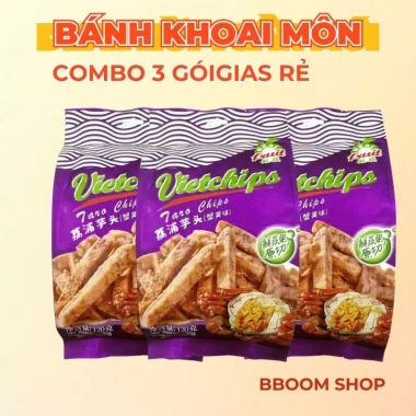 Snack Bánh Khoai Môn Trứng Cua Muối Giòn Béo Thơm Ăn Là Ghiền Giá 58.000₫ Giảm từ 69.600₫