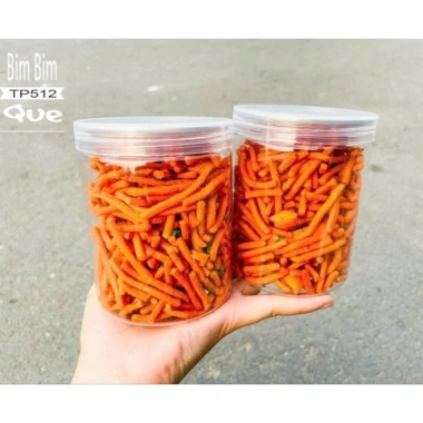 Snack Bim Bim Que Đậu Hà Lan 230g - Sấy giòn, vị ngọt cay mặn, giảm giá 42.000 VND