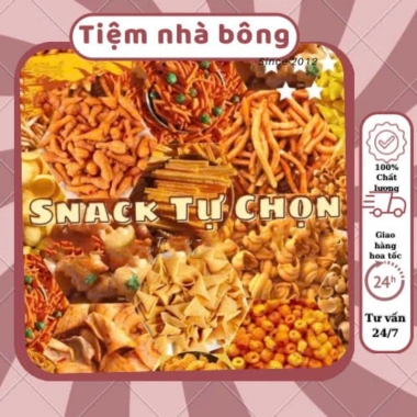 Snack Bim Tá Lả Mix Nhiều Vị 500gr - Ăn Vặt Ngon, Gợi Nhớ Tuổi Thơ Giá 33.000 VND