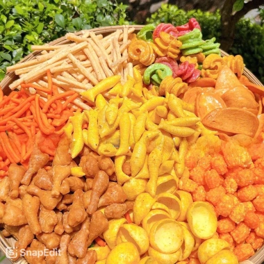 Snack Bim Tá Lả Mix Nhiều Vị 500gr - Ăn Vặt Ngon, Gợi Nhớ Tuổi Thơ Giá 33.000 VND