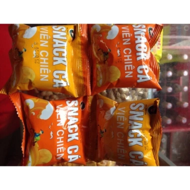 Snack cá viên chiên 50 gói - Giá chỉ 50.000đ, giảm 10.000, giòn tan, thơm ngon