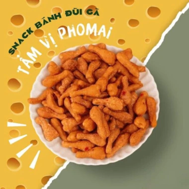 Snack Đùi Gà Phô Mai Giòn Rụm Cay Nhẹ 500g - Giá 40.000đ, Vị Ghiền Tuổi Thơ - NGANUSHOP