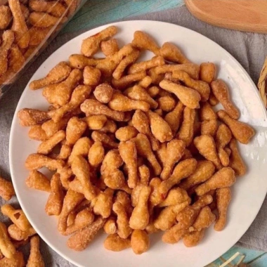 Snack Đùi Gà Phô Mai Giòn Rụm Cay Nhẹ 500g - Giá 40.000đ, Vị Ghiền Tuổi Thơ - NGANUSHOP